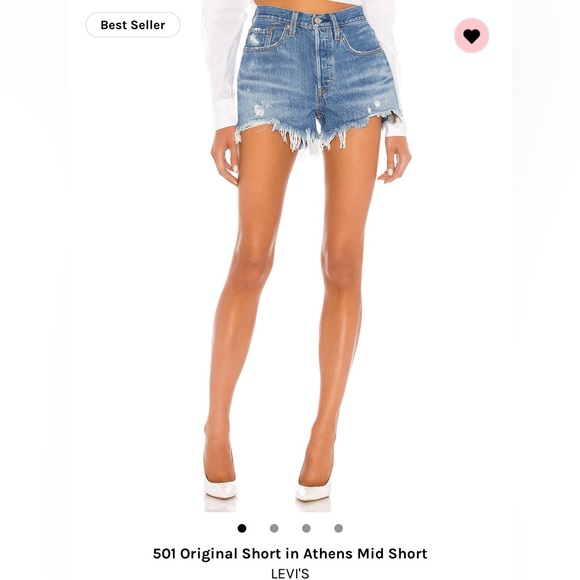 REVOLVE Pants - Revolve | Levi’s 501 Original Short - Athen’s Mid Short - Size: 26